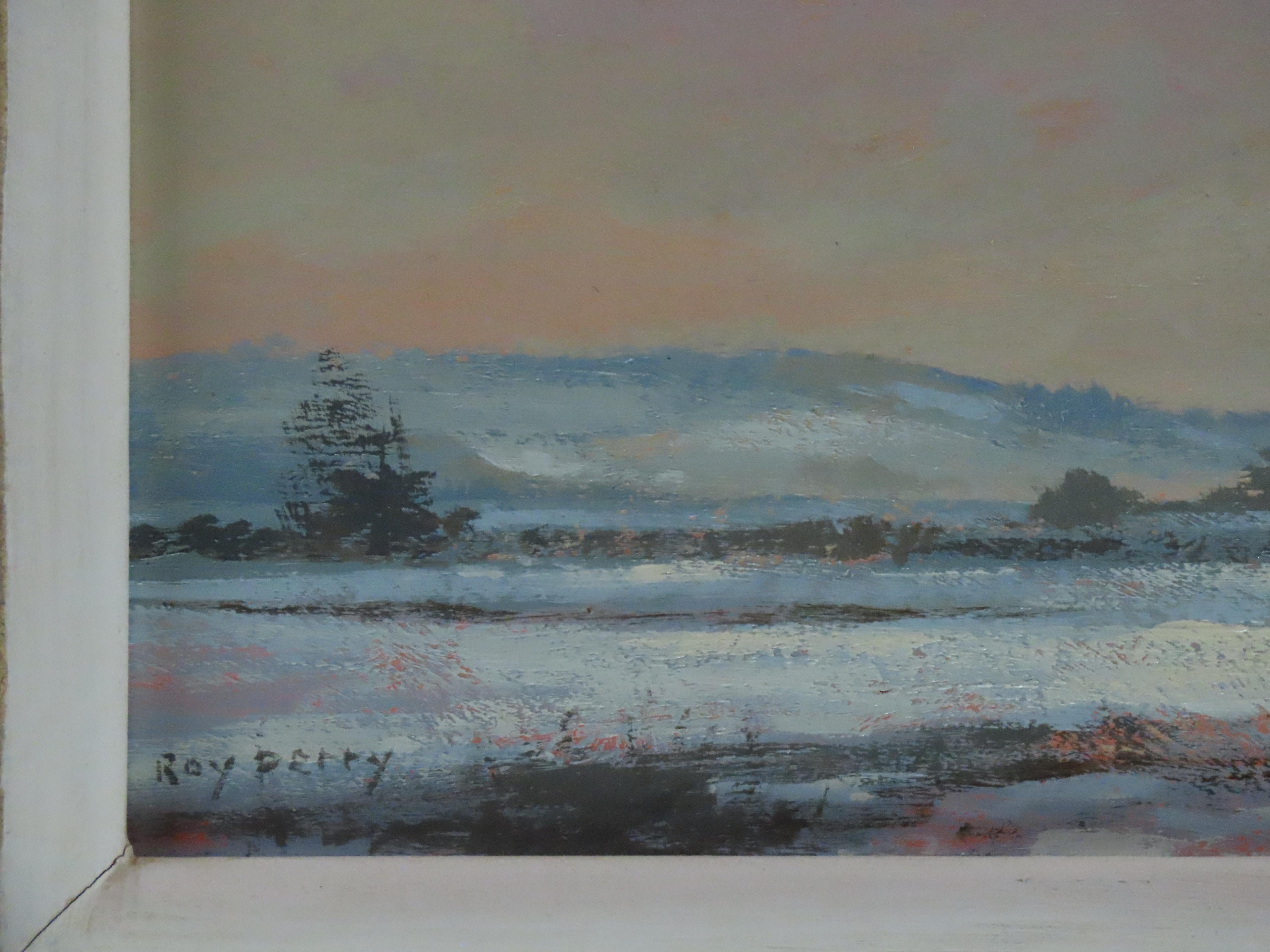 Pair of Original Oils on Board. ROY PERRY,  R.I., 