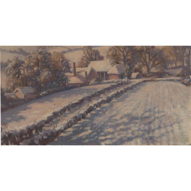 Roy Perry - Contemporary Oil, Snowy Afternoon For Sale 1