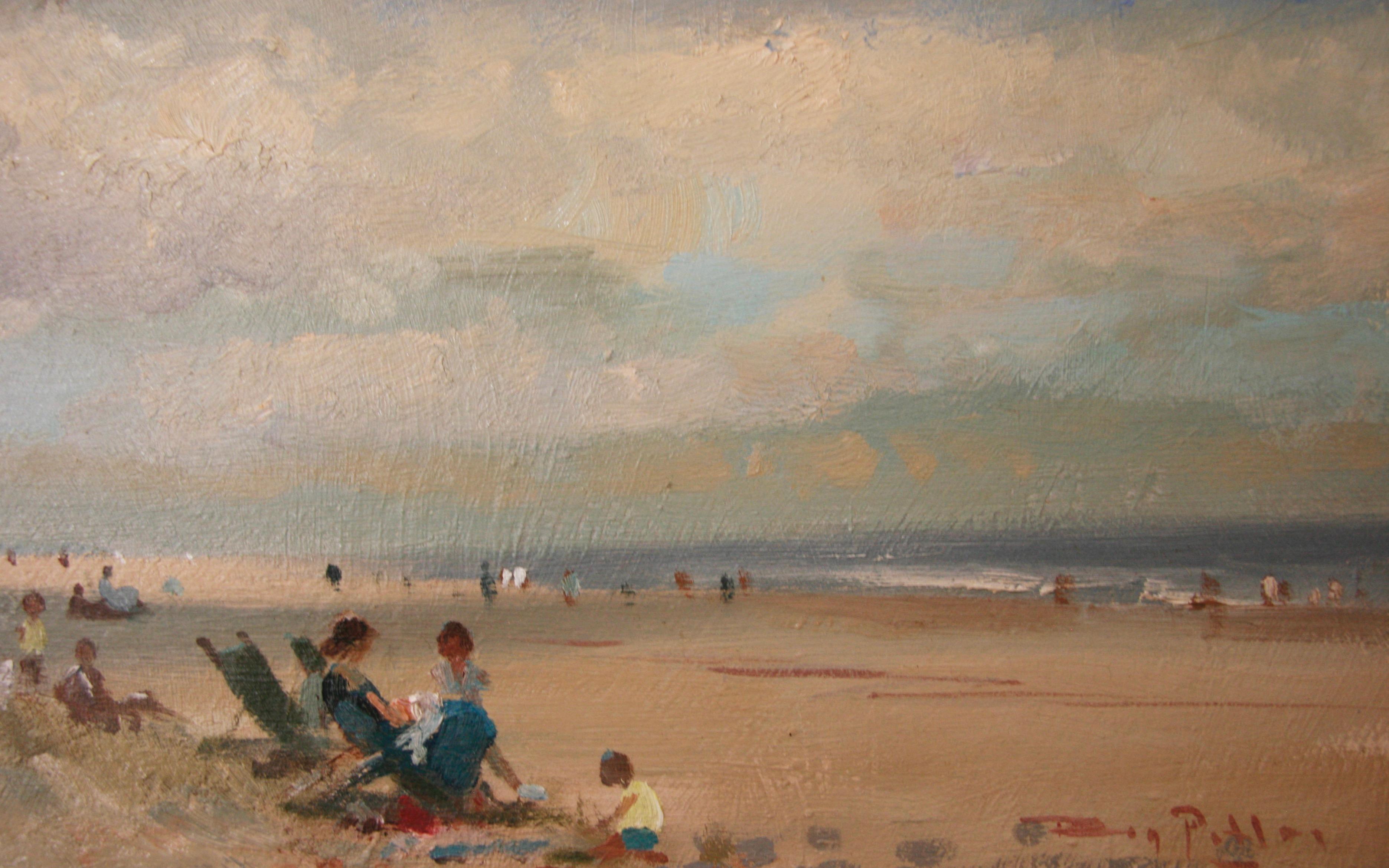 AFTER THE STORM.ROY PETLEY Impressionniste britannique contemporain en vente 6