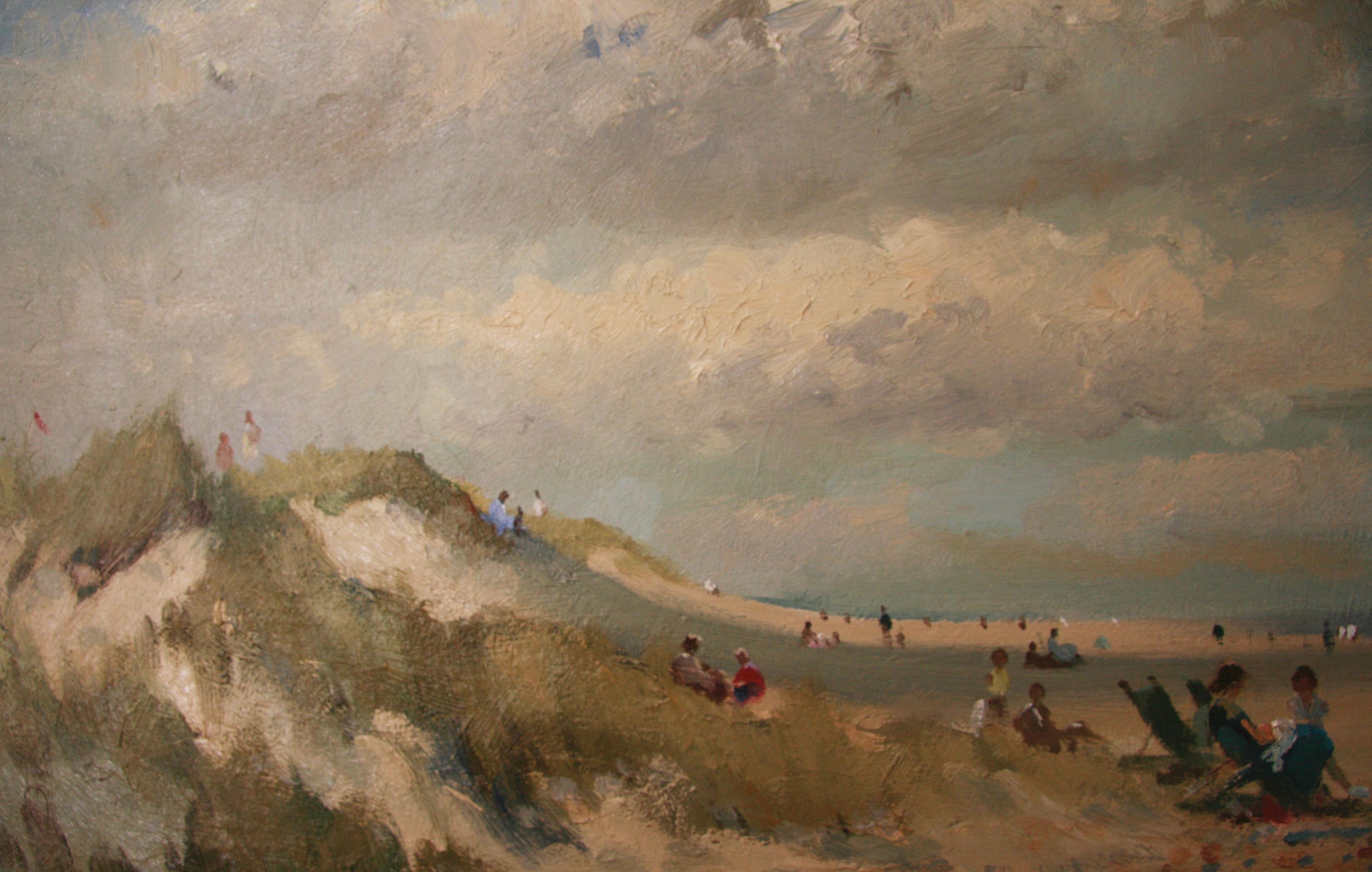 AFTER THE STORM.ROY PETLEY Impressionniste britannique contemporain - Impressionnisme Painting par Roy Petley