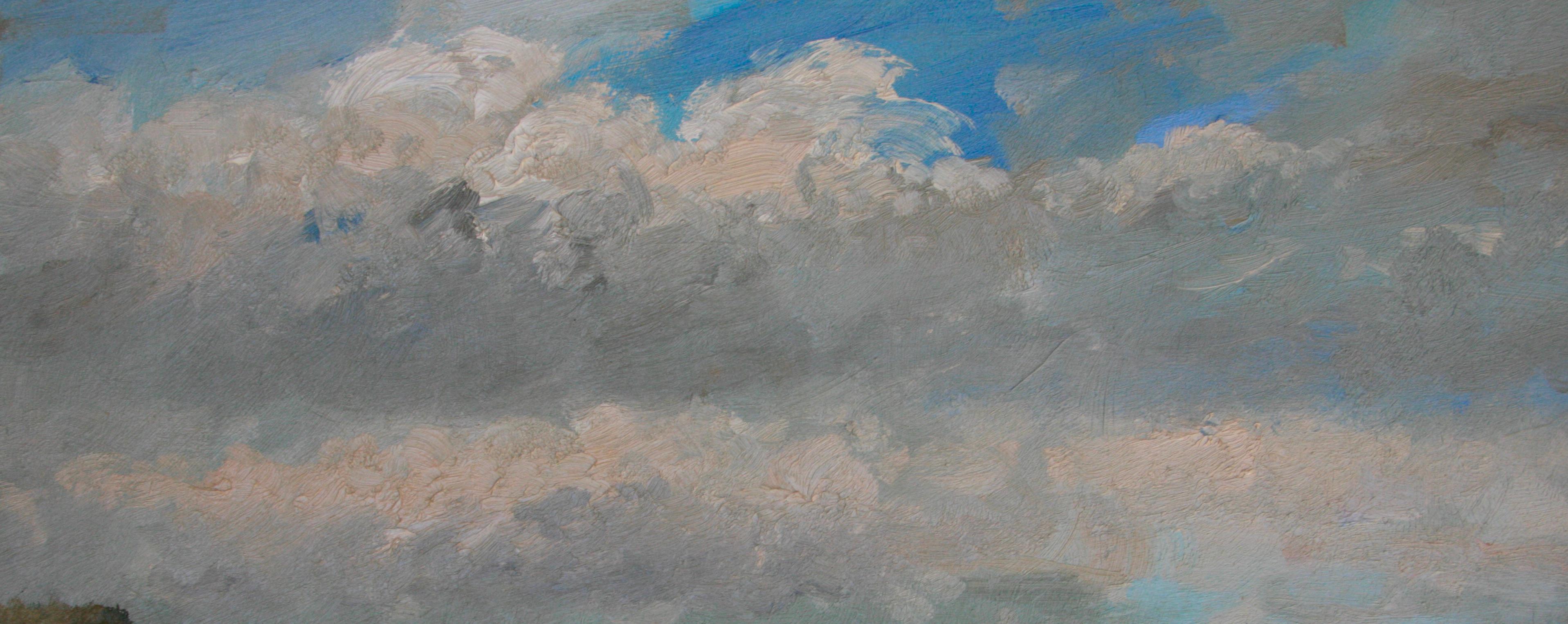 AFTER THE STORM.ROY PETLEY Impressionniste britannique contemporain en vente 3
