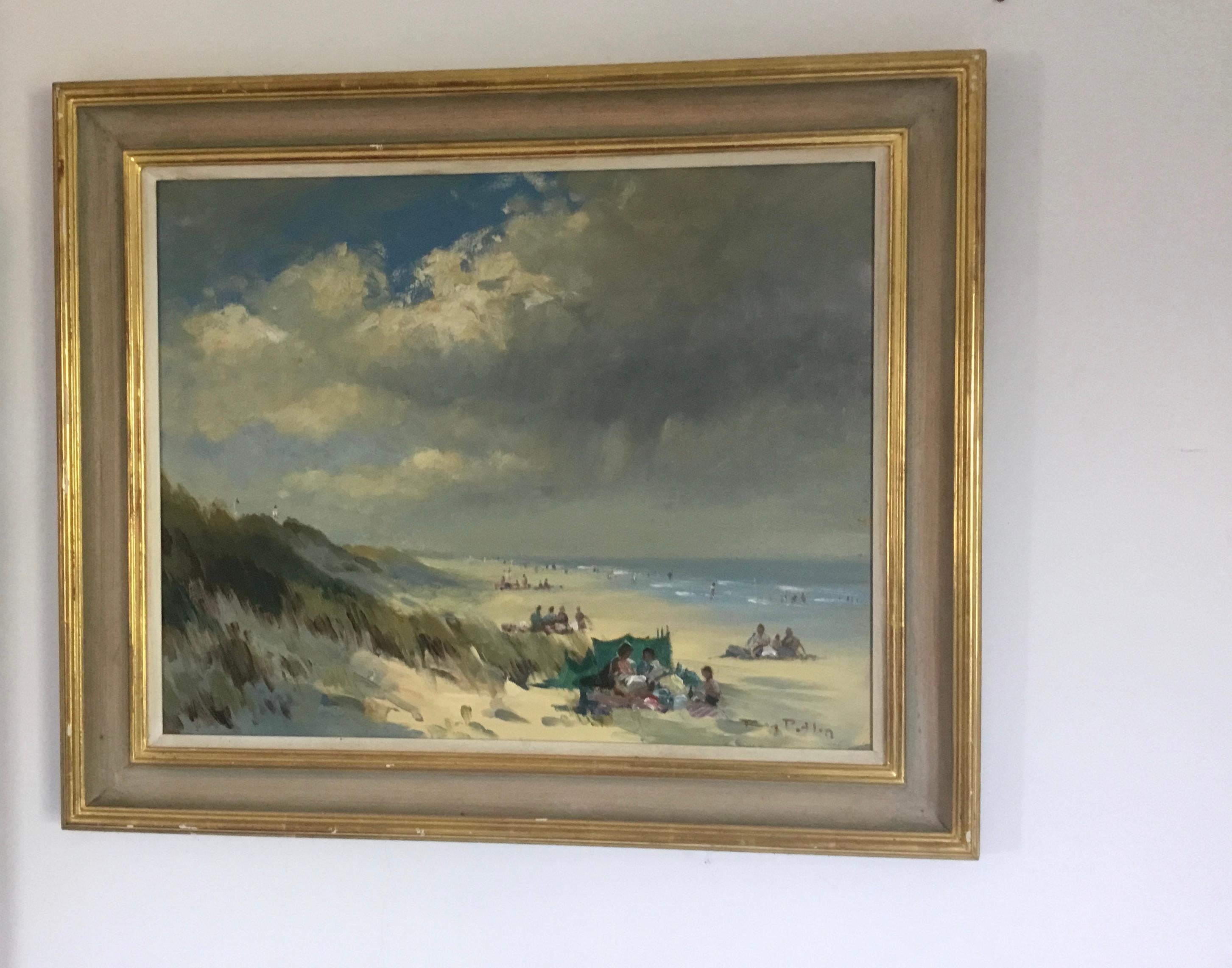 BANK HOLIDAY PASSING STORM  Roy Petley 1950 renowned Contempary British artist  For Sale 6