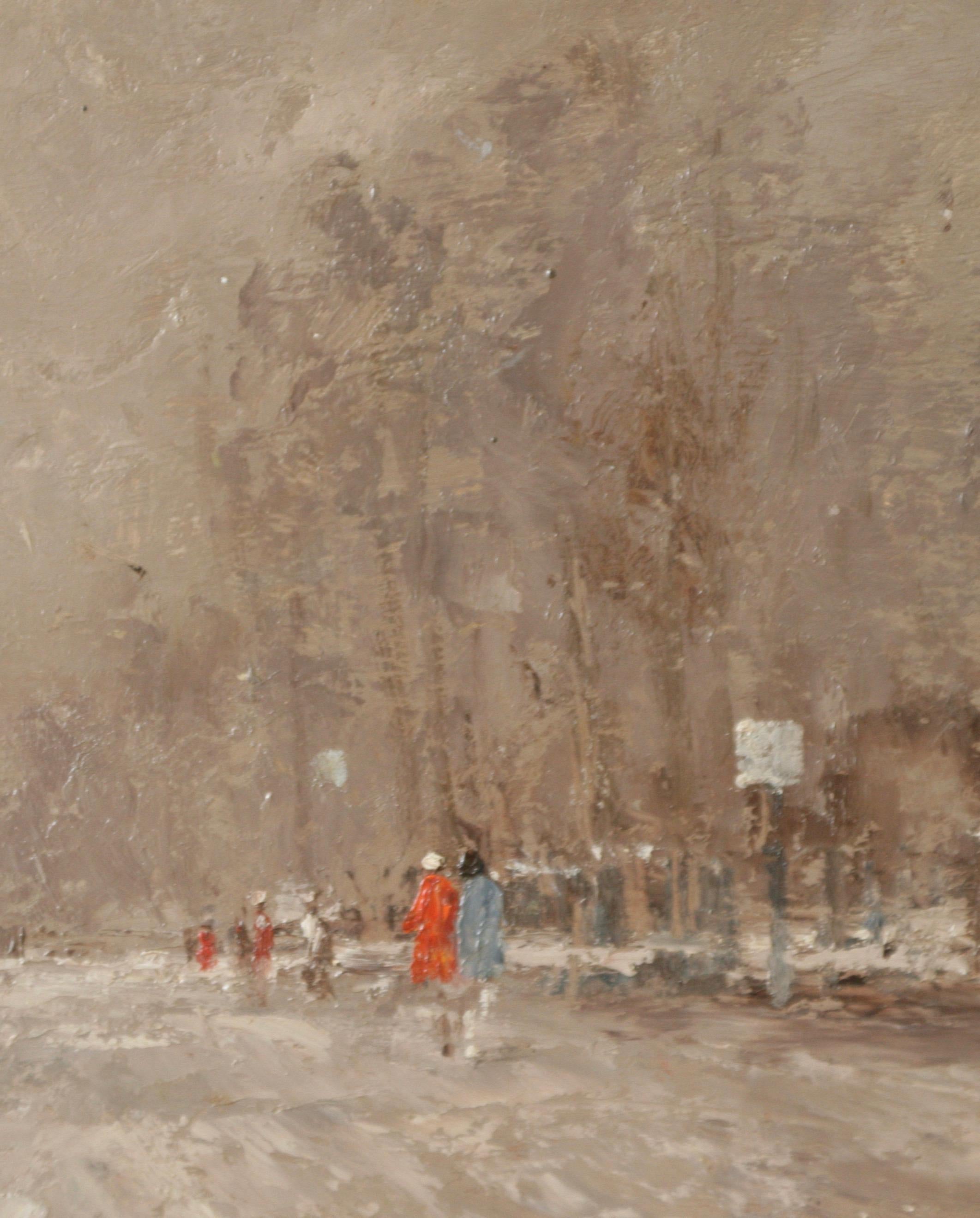 NEIGE DE DÉCEMBRE HYDE PARK..Roy Petley artiste anglais contemporain en vente 3
