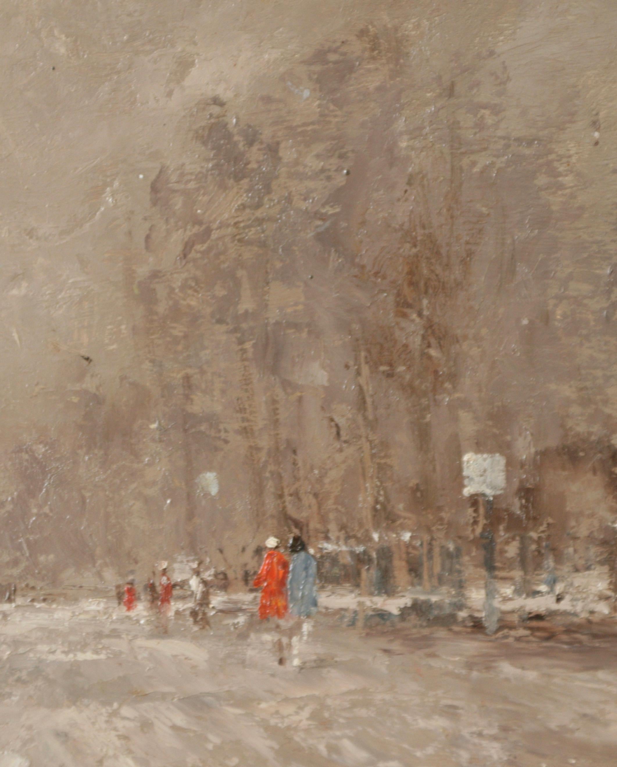 NEIGE DE DÉCEMBRE HYDE PARK..Roy Petley artiste anglais contemporain   en vente 3