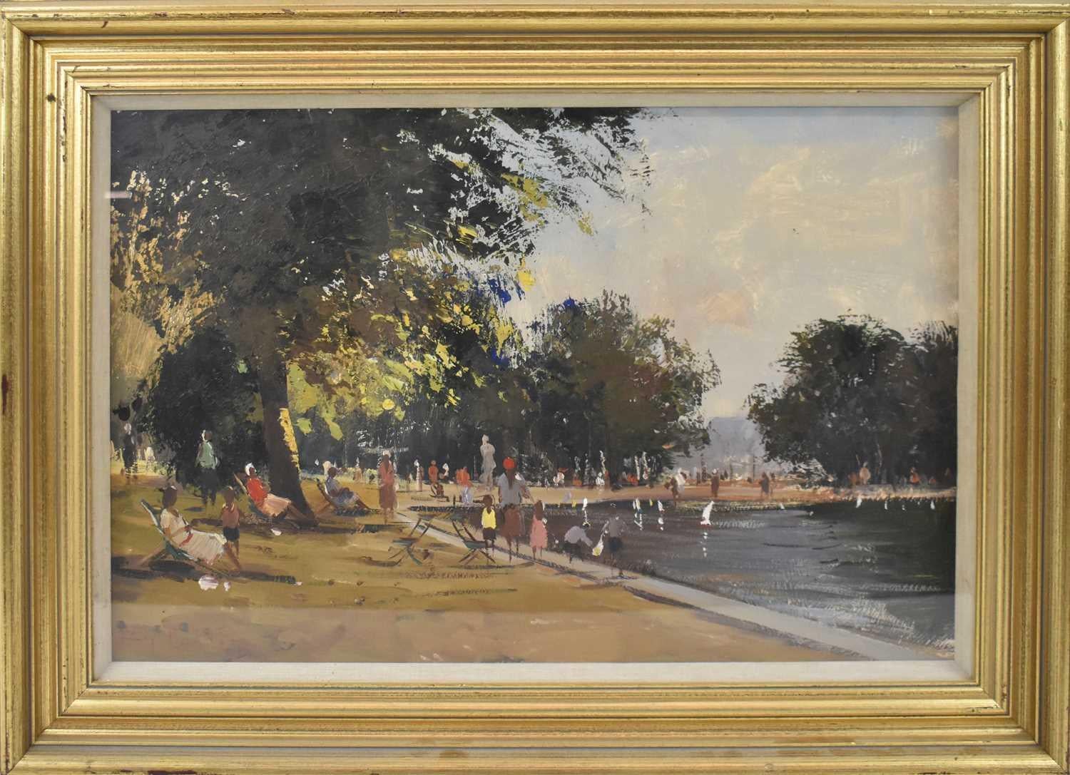 sonntag hyde park Serpentine London.Roy Petley Contemporary British im Angebot 1