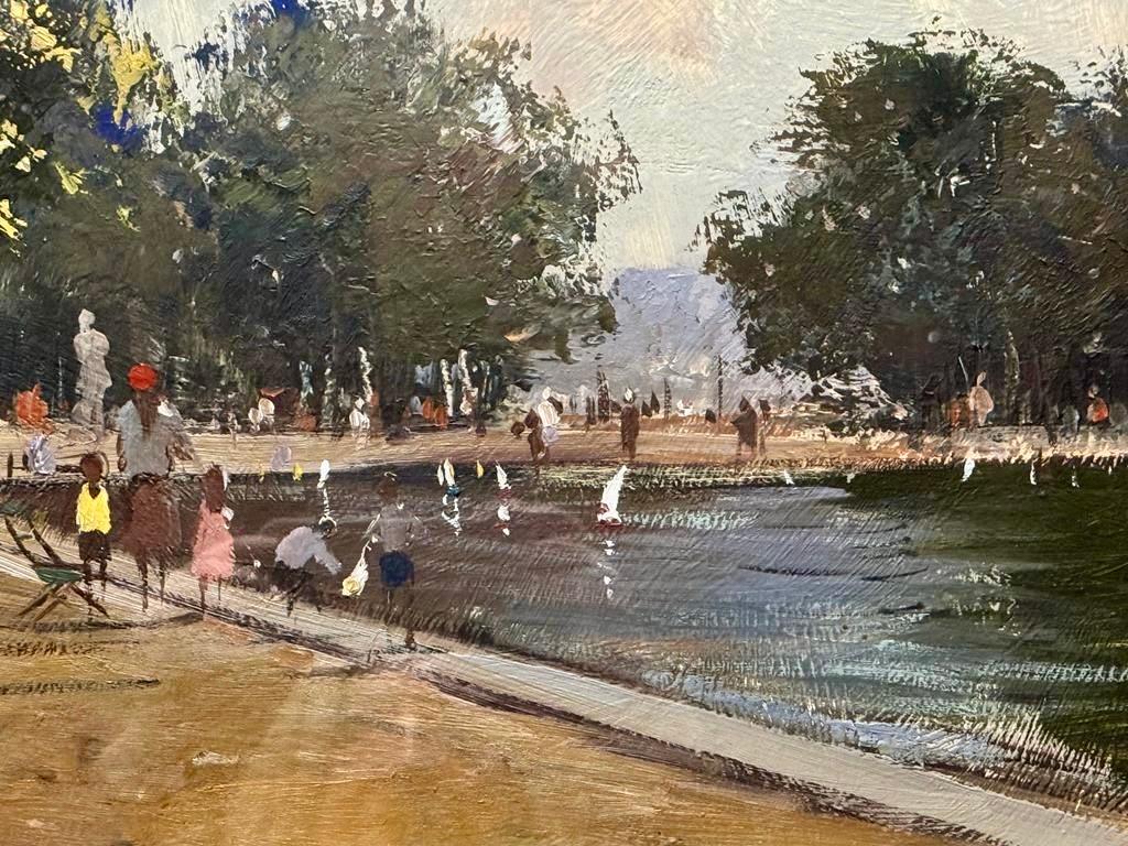 sunday hyde park Serpentine London.Roy Petley contemporary British  en vente 5