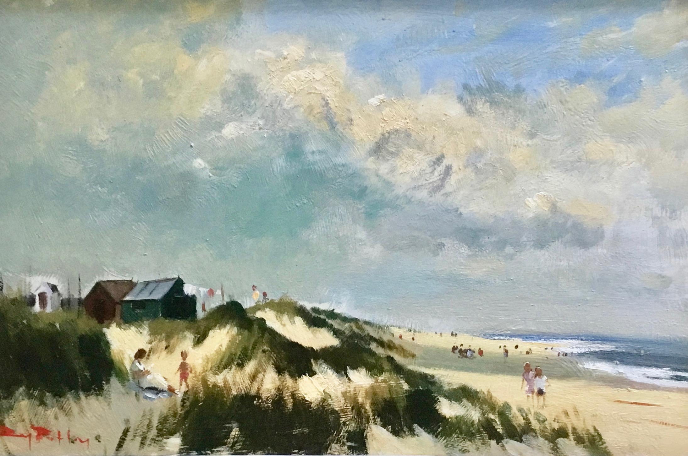 LA LÍNEA DE ROPA DE VACACIONES.Roy Petley artista británico contemporáneo en venta 3