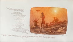 The Suns Mistress, Radierung des amerikanischen Realismus von Roy Purcell