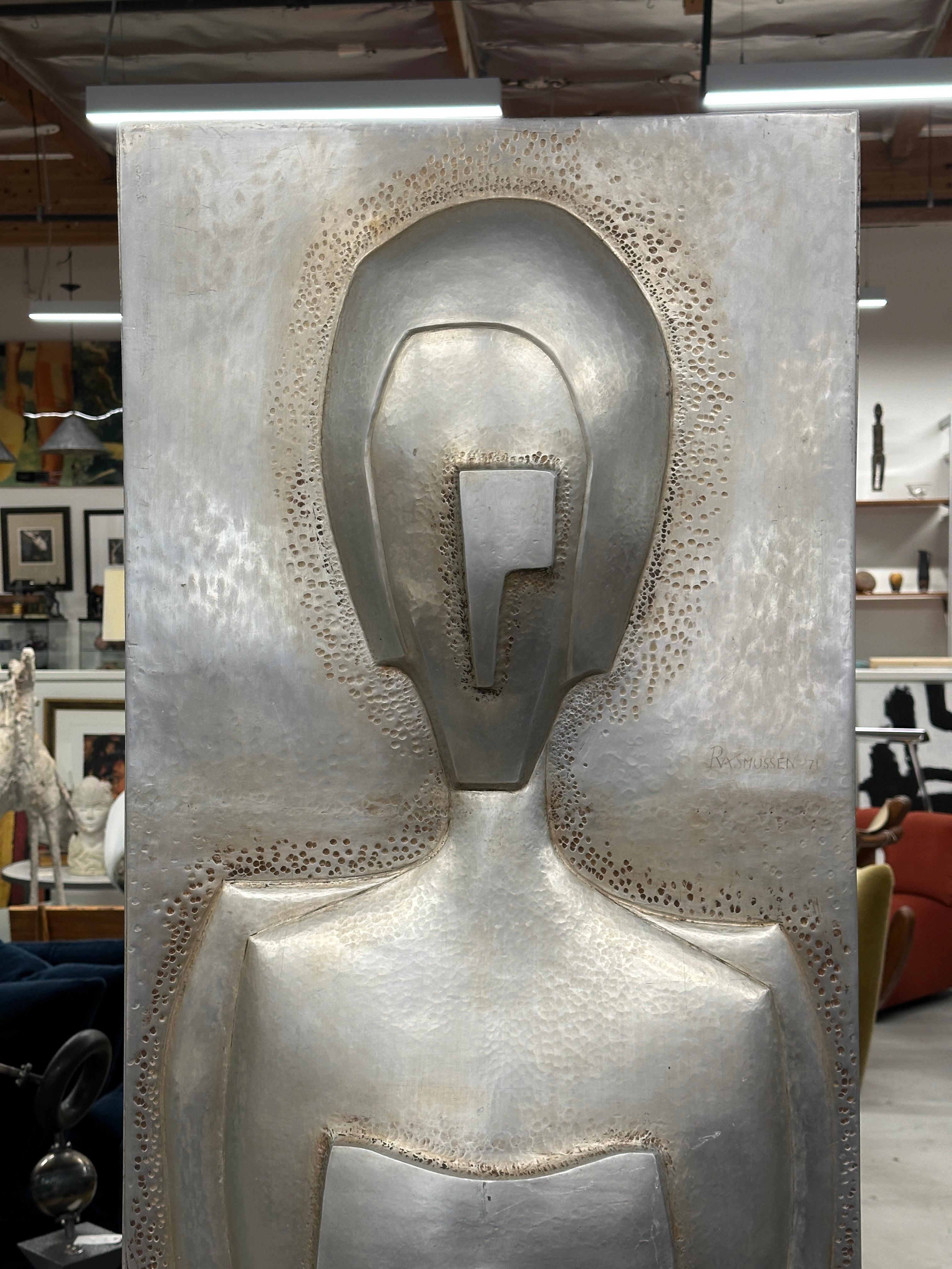 Sculptures monumentales en aluminium de Roy Rasmussen, 1971 Bon état - En vente à Palm Springs, CA