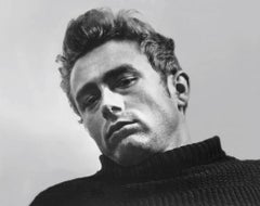 Silbernes Gelatinesfaser-Druck von James Dean (1955) 