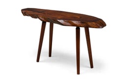 Roy Sheldon Amerikanischer Mid-Century Studio Craft-Cocktailtisch mit freier Kante