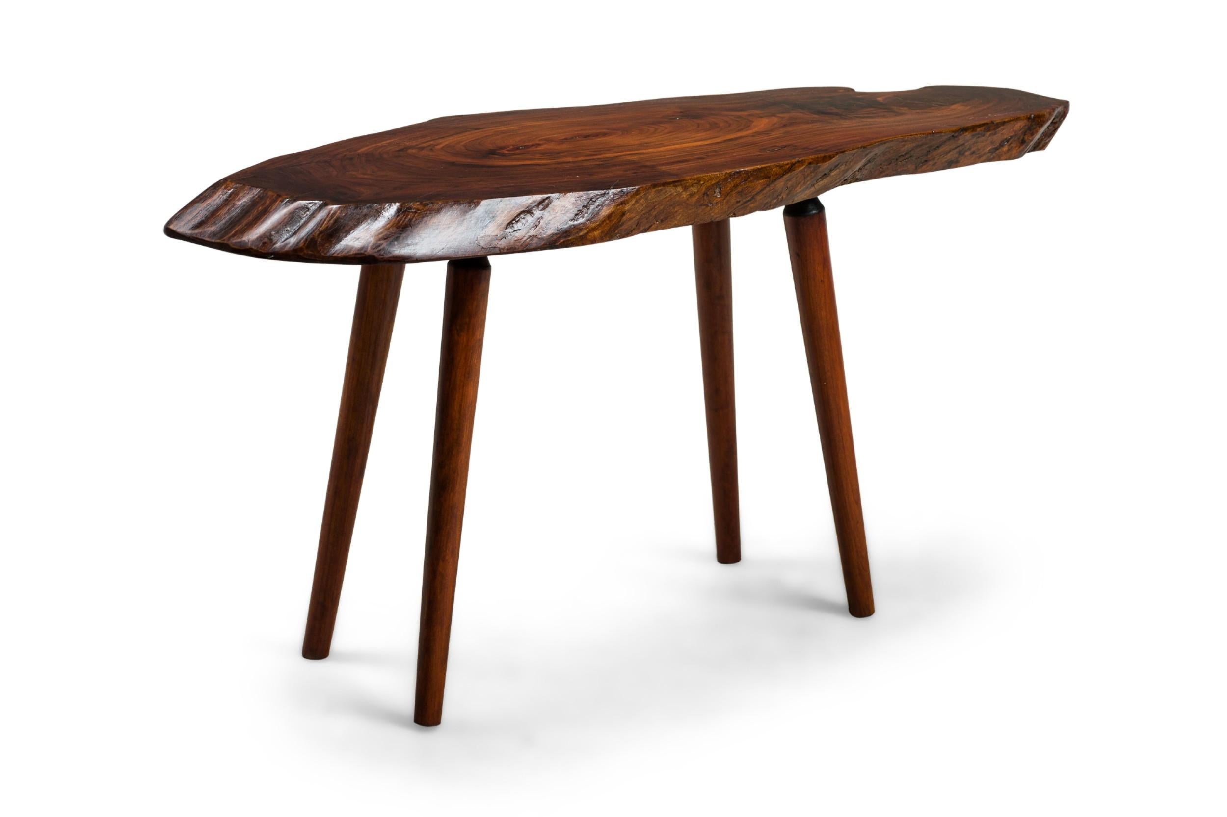 Roy Sheldon Amerikanischer Mid-Century Studio Craft-Cocktailtisch mit freier Kante (amerikanisch) im Angebot