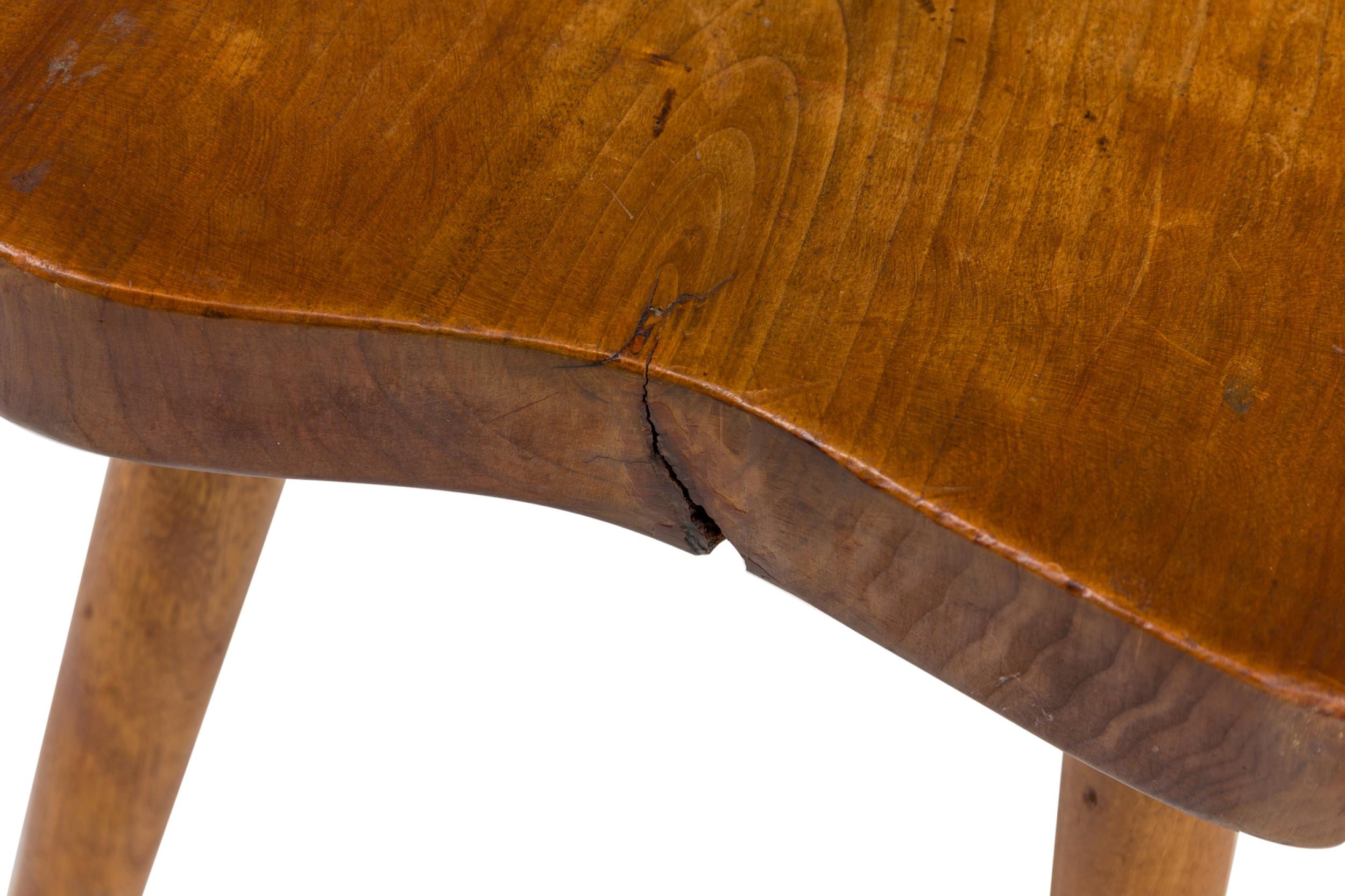 Legno Roy Sheldon Tavolo da Cocktail a Bordo Libero Tripode Americano del Mid-Century in vendita