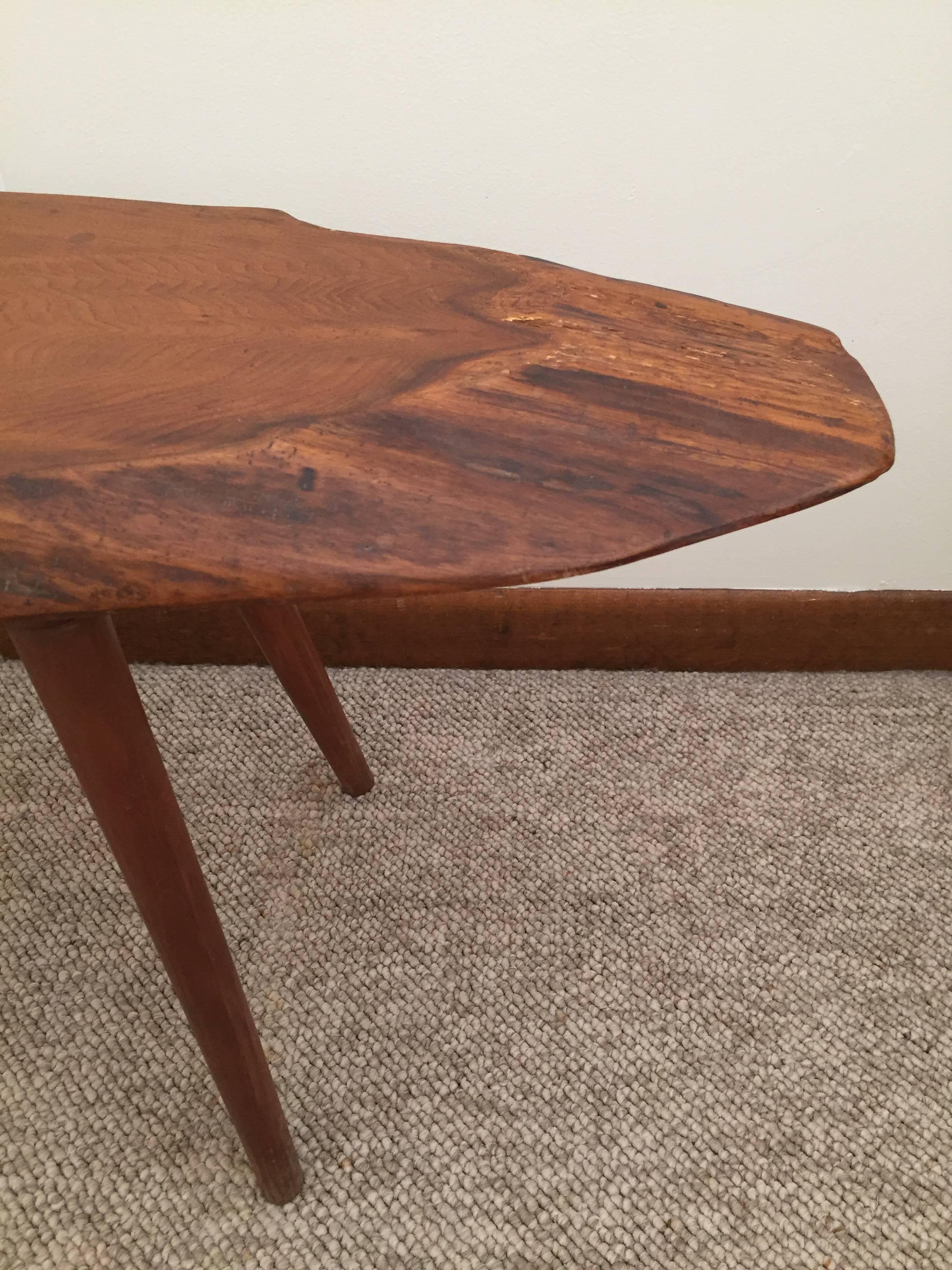 Mid-20th Century Roy Sheldon Free Edge Cocktail or Coffee Table For Sale