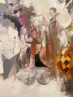 Roy Steinberg Oil on Canvas Painting Titled "The Wizard of Oz"