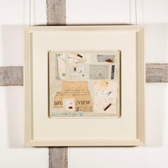 A Package for a Pilgrim, Abstract Mixed Media Paper Collage, 1976