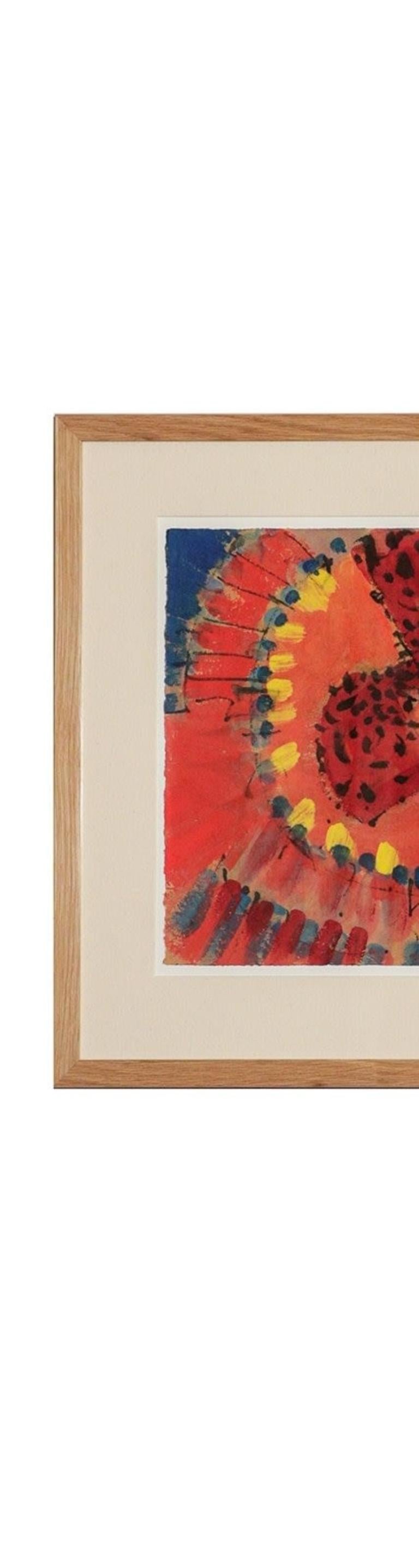 1987
Öl auf Papier
H48 x B82 cm (gerahmte Maße)