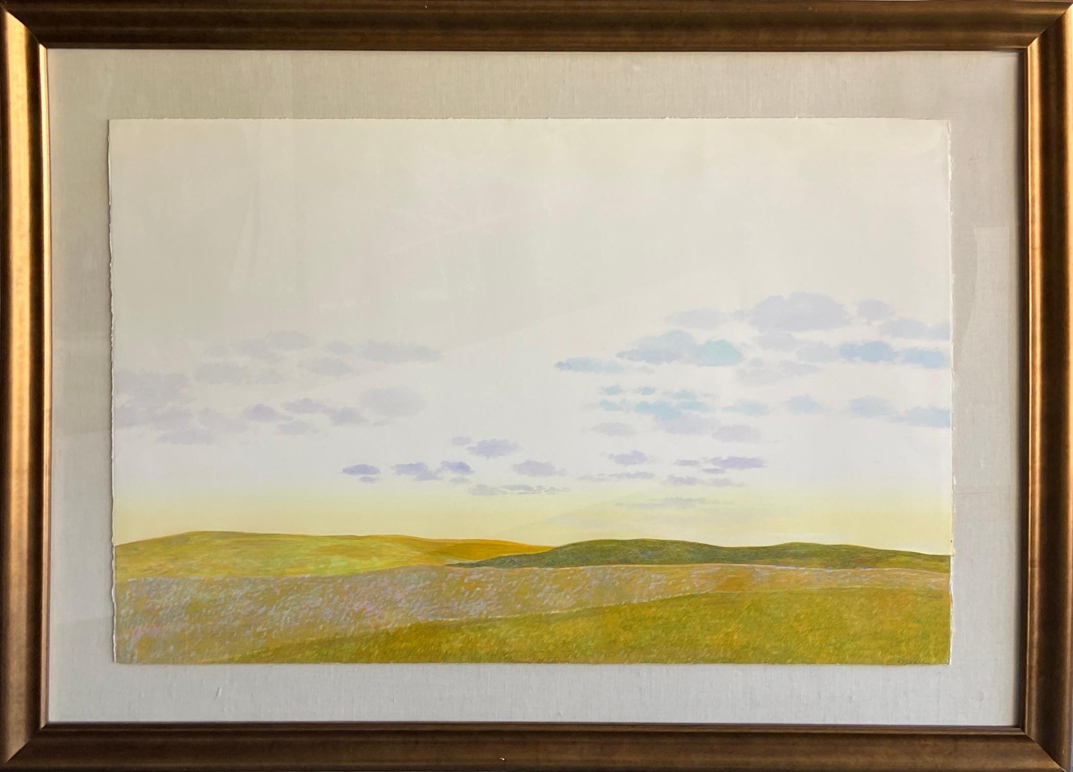 Because It's Spring 48x56" framed oil pastel