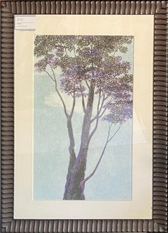 Árbol de John, 47x33" pastel al óleo enmarcado