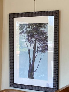 John's Tree, 47x33" framed oil pastel