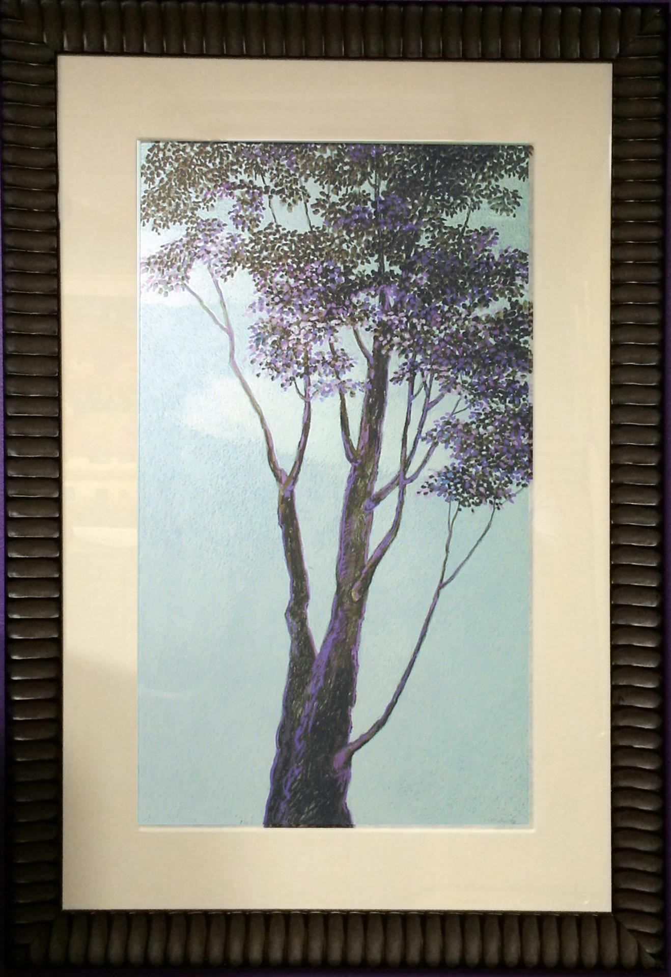 L'albero di Johns di Roy Wilce
Pastello a olio su carta 
immagine 34x20