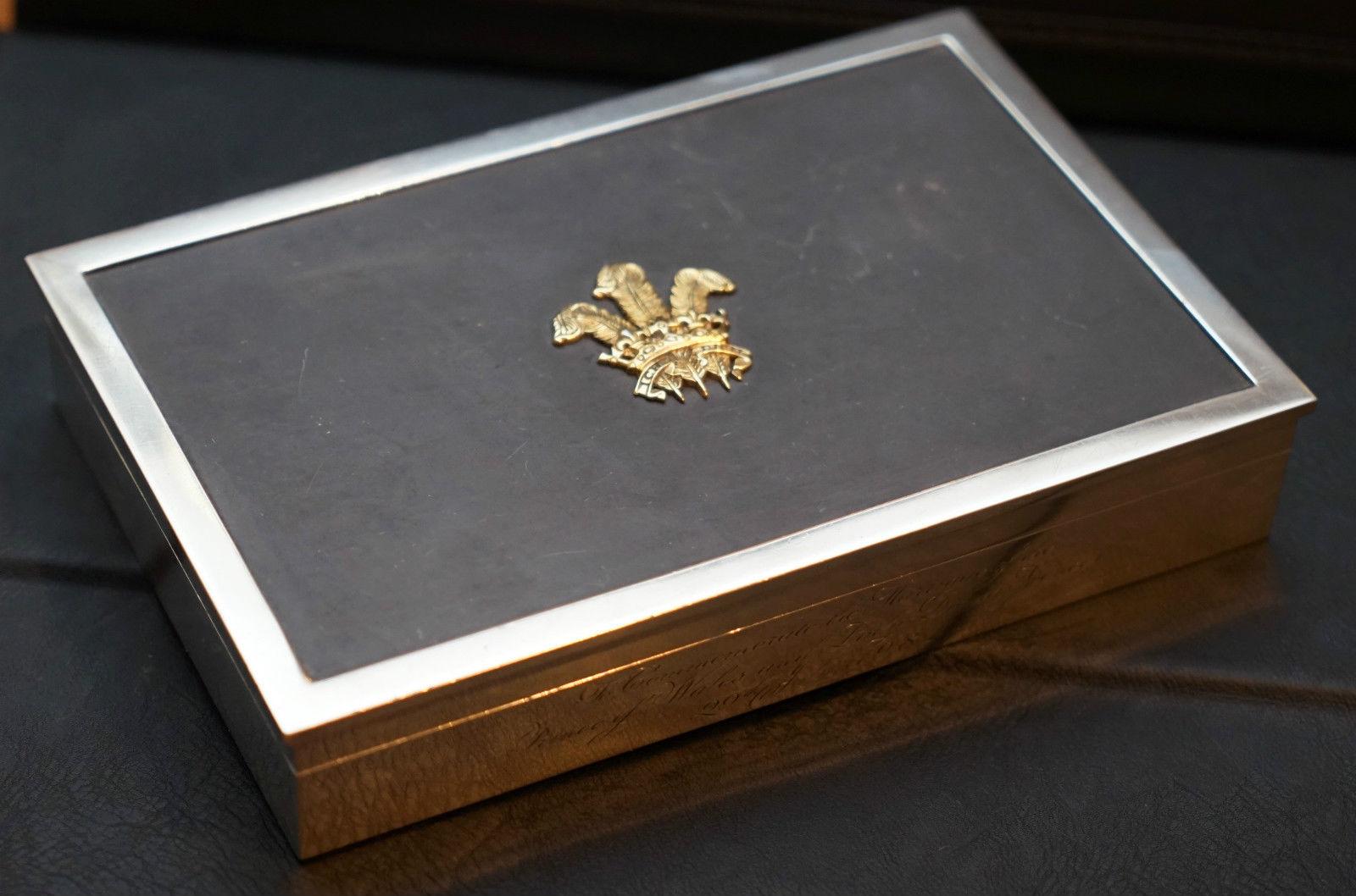 We are delighted to offer for sale this lovely solid sterling silver 1981 Commemorative lady Diana & Price Charles Wedding cigar box

I’m putting up for sale my entire collection of silver gold and watches to include mostly Asprey’s Tiffanys