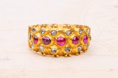 Royal 19th Century Siam Diamond and Ruby Ring