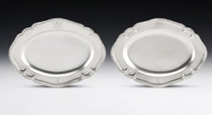Royal, a Pair of Serving Dishes Made in Edinburgh in 1773 by Patrick Robertson