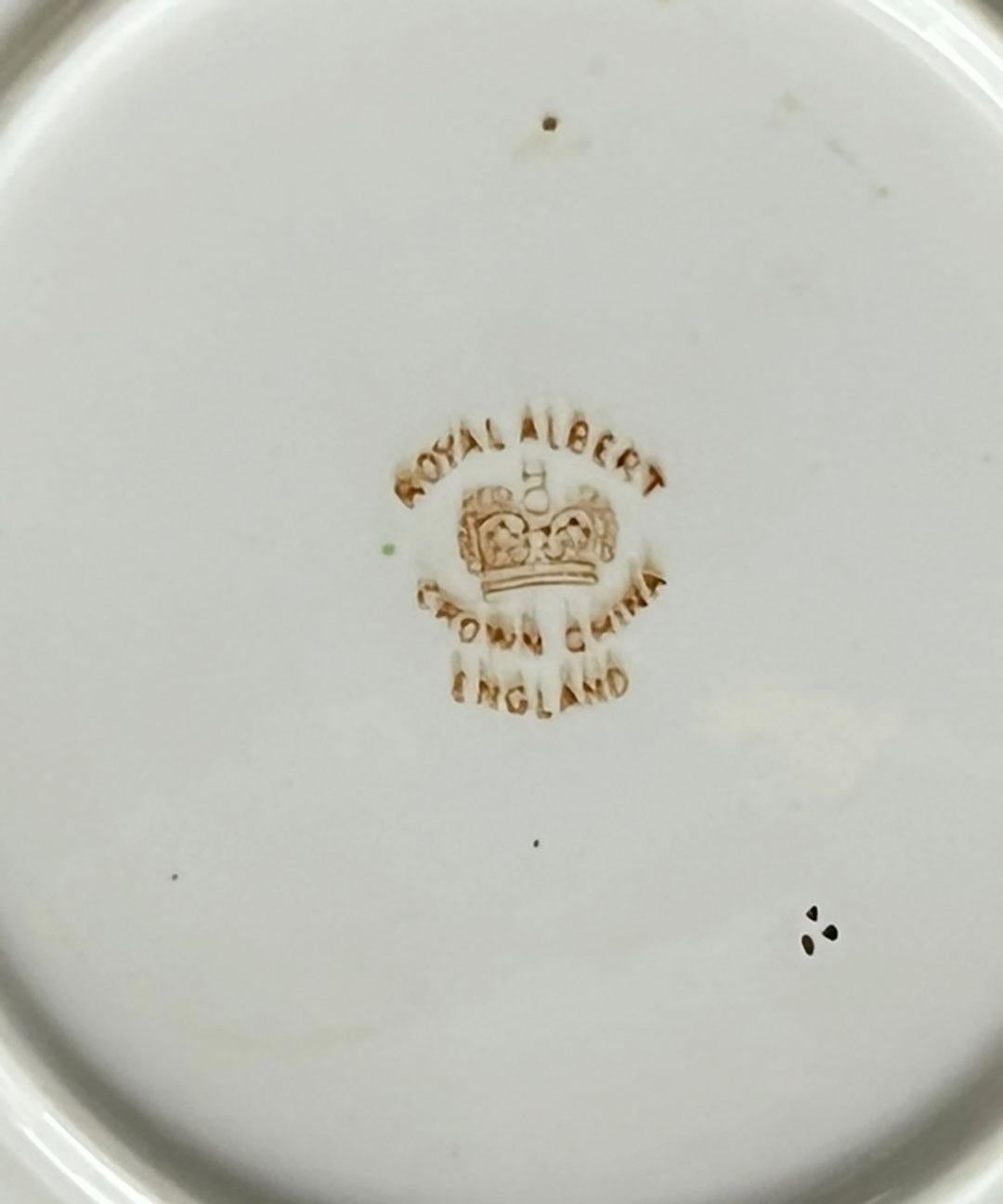 Early 20th Century Royal Albert Crown Imari Saucer For Sale