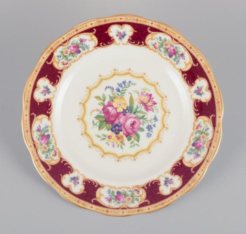 Royal Albert, Inglaterra. Juego de cuatro platos llanos 