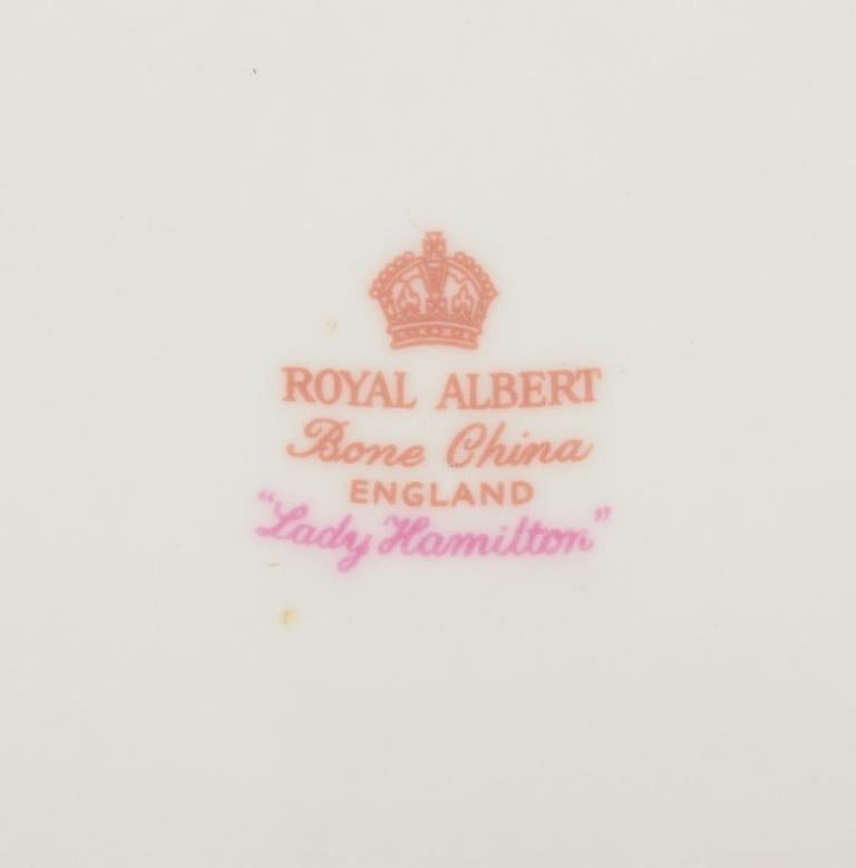 Royal Albert, Inglaterra. Cuatro platos 
