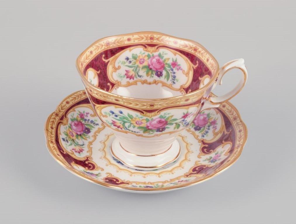 Royal Albert, England. Ein Satz von vier 