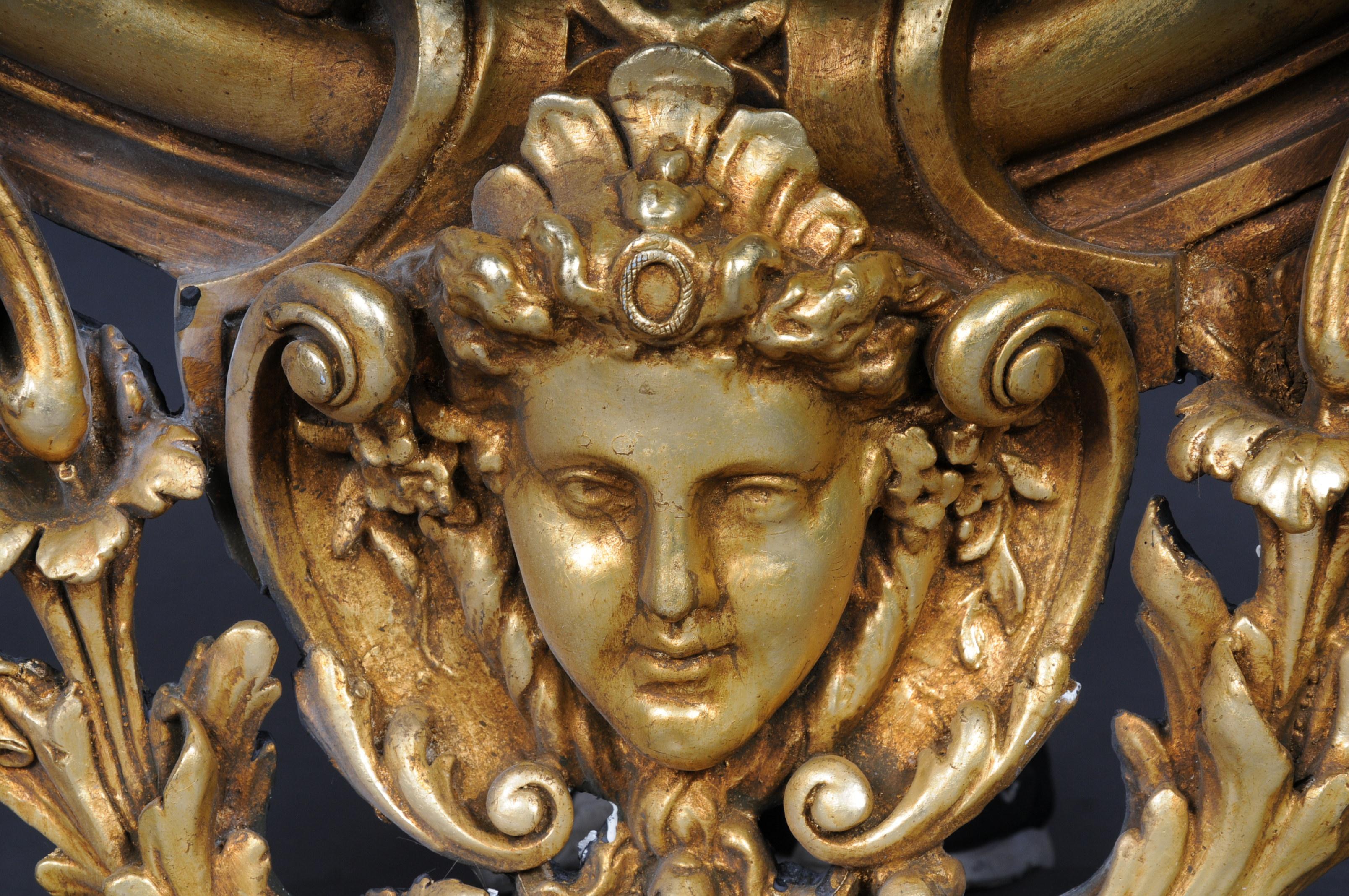 Miroir mural doré royal et monumental d'après F. Linke, Paris en vente 5