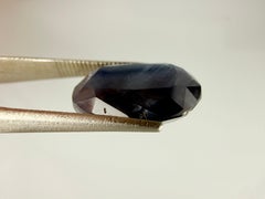 Royal Antwerp Gem GRA Certified Natural Basaltic Sapphire 10.34 Ct Oval Mixed Cu