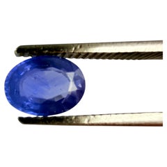 Royal Antwerp Gem GRA Certified Natural Blue Sapphire 0.66 Ct Oval Mixed Cut
