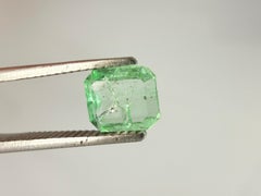 Royal Antwerp Gem GRA Certified Natural Emerald 0.46 Ct Step Cut