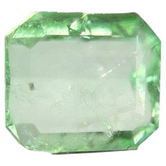 Royal Antwerp Gem GRA Certified Natural Emerald 0.46 Ct Step Cut