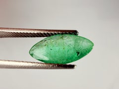 Royal Antwerp Gem GRA Certified Natural Emerald 0.75 Ct Marquise Cut
