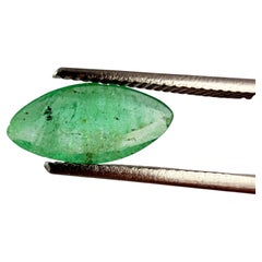 Royal Antwerp Gem GRA Certified Natural Emerald 0.75 Ct Marquise Cut