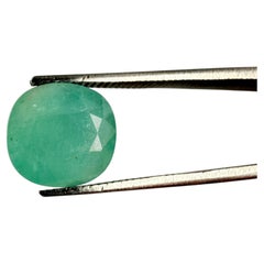 Royal Antwerp Gem GRA Certified Natural Grandidierite 3.22 Ct Cushion Mixed Cut