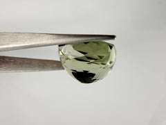 Königlicher Antwerpener Edelstein GRA-zertifizierter natürlicher Prasiolith-Quarz 19,71 Karat mit Kissenschliff