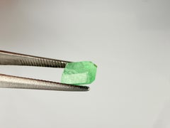 Royal Antwerp Gem GRA Certified Natural Russian Emerald 0.98 Ct Emerald Cut