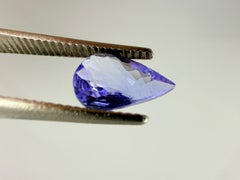 Royal Antwerp Gem GRA Certified Natural Tanzanite 0.83 Ct Pear Cut