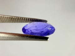 Royal Antwerp Gem GRA Certified Tanzanite Naturale 1.63 Ct Taglio Ovale