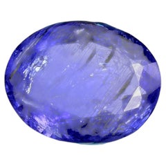 Royal Antwerp Gem GRA Certified Tanzanite Naturale 1.63 Ct Taglio Ovale