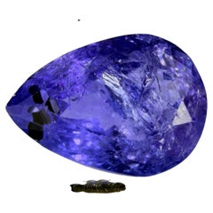 Royal Antwerp Gem GRA Certified Natural Tanzanite 2.98 Ct Pear Cut