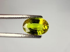 Royal Antwerp Gem GRA Certified Natural Yellow Sapphire 0.72 Ct Oval Mixed Cut