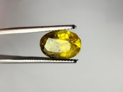 Royal Antwerp Gem GRA Certified Natural Yellow Sapphire 1.86 Ct No Heat