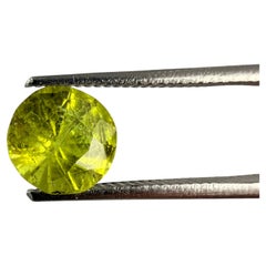 Royal Antwerp Gem Natural Grossular-Andradite Garnet 1.41 Ct Round Mixed Cut Cer