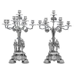 Candelabro del Royal Army Medical Corps realizzato nel 1855 da Elkington & Mason